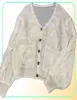 Women039s Sweeters Designer Mohair Hand Crochet Vneck estilo preguiçoso Cardigan solto Cardigan Women039s Top 2022 Autumn Novo Product3893182