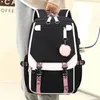 Bolsas de armazenamento Teenage Girlsbackpack Mulheres Daypack Bookbag com USB Charge Port School Bag 27L Backpack impermeável durável e duradouro