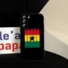 Ghana National Flag Phone Case för Samsung A34 A52 A53 A51 A14 A50 A33 A13 A22 A31 A54 A03S A21 A81 A24 Silikon bakåtskydd