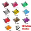 Micro-voiture fusibles automobiles Type de lame mini-fusible Assortiment de fusibles Blade Set 2A 3A 5A 7.5A 10A 15A 20A 25A 30A 35A 40A