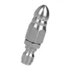 Watering Equipments Stainless Steel Nozzle Silver Wear Resistance Replacement Spare 1 4inch199I