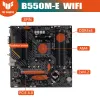 Płyty główne Nowy zestaw ASUS TUF Gaming B550me Wi -Fi z AMD Ryzen 5 5500 Procesor CPU DDR4 Pamięć Motherboard AM4 MATX RGB COMBO