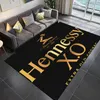 15 tamaño Hennessy Patrón de brandy Alfombra para sala de estar Mat de baño alfombra creativa de felpudo para la decoración del hogar del dormitorio