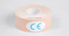 Säkerhet 10st 2,5 cm 5M Selfadhesive Elastic Bandage Sport Tape Kinesiology Elbow Kne Support Vende Neuromuskular Tape