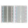 Transparent / White Mini Bread Board / Breadboard 8.5cm x 5,5 cm 400 hål 830 hål DIY Universal PCB