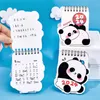2024 Kalender Kawaii Panda Coil Desk Kalender Dual Daily Weekly jaarlijkse Agenda Planner Organizer Office Supplies 2023.06-2024.12