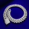 26 mm Hip Hop a ghiaccio a 4 file zircone diamond Miami Big Cuban Link Chain