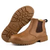 Boots Men Boots Leather Shoes Men Work Safety Shoes Men Indestructible Work Boots Men Safety Boots Steel Toe Shoes Chelsea Boots