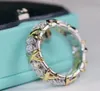 Vintage Luxury Band Ring Love Rings Schlumbergers Brand Designer 925 Logo Silver Cross Diamond Finger Ring for Women Wedding Fashi1883532