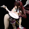 Heroes Comics 41cm Zettai Junpakumahou Shoujo Kuramoto Erika 1/4pvc Sexy Bunnygirl Figure Action Figure per adulti Collezione Anime Modello Dolli per bambole 240413