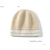 Beanie/Skull Caps Beanie/Skl Merrilamb Winter Hat For Women Men High Quality Cashmere Striped Beanies Korean Outdoor Keep Wa Dhhya