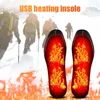 Tapetes unissex usb suros elétricos aquecidos de inverno pés confortáveis laváveis térmicos laváveis esportes esportivos esportivos