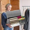 Sacos de armazenamento caixas de roupas para armário organizador dobrável Organizador sob recipientes para recipientes armários armários