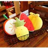 Pillow 25cm Simulation Watermelon Throw Plush Kids Toy Funny Stuffed Adorable Back For Sofa Red