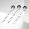 Coffee Scoops Premium Quality 304 Spoon et fourche en acier inoxydable pour les desserts coréens - Perfectionner votre expérience culinaire