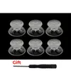 Veri Frog 6pcs 3D Analog Stick Joystick Yedek Başparsları Sony PS4 THUBL Kavrama Onarım Rocker Kapağı PS4 aksesuarları için