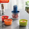 Morphy Richards Electric Chopper Köttkvarn 4 skålar Mincer matprocessor kök skivare äggbeater vitlök grönsaker