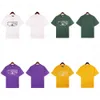 Kapok Designer Shirts Shorts Mens Camiseta Summer Casual y transpirable Tops Cotton Flower Flower Impresión All Series Denim Teers Tshirt For Men Mujeres