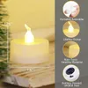 120Pcs Flameless Led Candle For Home Christmas Party Wedding Decoration Heartshaped Electronic BatteryPower Tealight Candles 240412