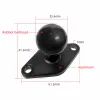 Accessoires New Come Come 1 Zoll Ball Head Montage Adapter zum runden Quadrat -Diamant -Basishalter für Kameras GPS -Telefone Halterung Halterung