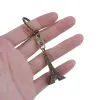 Anelli 60pcs Torna Eiffel Tower Keychain Decorazioni retrò borsecine del modello di statue da statue per il tastierchain francese souvenir