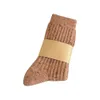 Men's Socks Suxinaimin Wool Children's Autumn Winter Thickened Velvet Warmth Point Yarn Mid Tube Zhuji Stacked