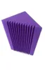 12 x 12 x 24 cm Panneau acoustique de piège pour basse violet pour la salle de studio de mur d'angle 12 pcs7949445