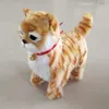 Electric/RC Animals Electronic Plush Cat Robot Dog Toy Walking Barking Golden Retriever Music Sheep Dog Robot Animal Pet Childrens Birthday Giftl2404