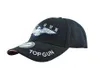 Top Gun Fashion Sport Baseball szczyt czapki czapki na świeżym powietrzu Travel Sun Bike Hat Blacktan 164S3730201