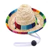 Hundekleidung Haustierkatze Sonnenhut Accessoires Para Perros Accesorios Sombreros Mexikano Maskottas Honden Sombrero Chien Gatos Cachorro Gorra