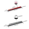 Plastskruvmejselhållare Hårdvaruverktyg Display Rack Workshop Wrench och Vice Storage Rack