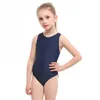 Women's Swimwear 2024 Solid Swimswear Elastic Child Swimsuit For Gril One-pieces Suits Bathing Clothing Swimming Train Swearing