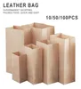 1050100 Kraft Paper Bag Portable Liten presentpåse Sandwich Bread Party Wedding Burger Packaging Gift Takeaway1211854