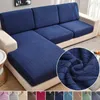 Silla cubre sofá cubierta de cojín elástico slip-slip-bouch esquina de muebles en forma de l en forma de muebles de muebles