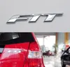 Для значка Emblem Honda Fit Серебряный автомобиль задний багажник наклеек