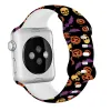 Halloween Strap For Apple Watch Band 40mm 40mm 45mm 49mm 41mm 38mm 42mm silicone bracelet iwatch series 9 8 7 se 3 5 4 6 ultra 2