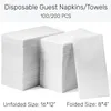 100 pcs serviette de serviette à main de salle de bain de salle de bain à main de salle de bain en vrac en vrac
