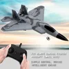 F22 Aeromobile in schiuma RC Piano aeronautico 2,4G ALLURCHI RADICA ALLARE ALLURICA ALLARE ARILAGLIO GIOCHI PER BAGNI PER BAMBINI