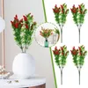 Fiori decorativi Artificial Fino Flower Pepper Peppletto Simulazione Rossa Decorazioni Funti Frutti Fruits Peperoni per PO PROPS PL F7B8