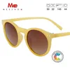 Meeshow Design Sonnenbrille Männer Frauen Retro Mode Oversize Summer Round Big Frame 100% UV400 polarisierte Sonnenbrille 240407