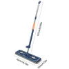 Large Flat Mop Hands Free Flat Floor Mop Super Long Handle 360°Rotating Mop Home Windows Floor Cleaning with Reusable Pad