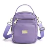 Umhängetaschen lässig Handtasche Frauen 2024 Sommer Fashion Candy Color Nylon-Tasche Mehrschichtige leichte trendige Messenger