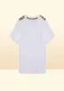 Toddler Boys Summer White T koszule dla dziewcząt dziecięce marka Butique Kids Odzież Hurtownia luksusowe ubrania AA2203163116942