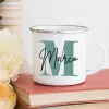 Personalisierte Becher initial mit Namen Kaffee Tasse Junggesellenparty Bester Mann Brautjungfer Tassen Hochzeits Geburtstagsgeschenk für Männer Frauen