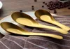 Sopa de aço inoxidável colheres de ouro cozido de arroz cozido garotas de mesa de mesa acessórios de cozinha wholesale7542230