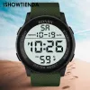 Luxury Men Analog Digital Watches Mens 2023 Military Sport LED TRIP LEAT VINTAGE LUMINENT ELECTRONIQUE HOMBRE