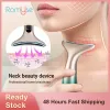 Massager Romyse Ems Microcurrent Face Neck Beauty Device Massager Led Photon Rejuvenation Skin Lifting Hine Anti Wrinkle Double Chin