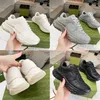 Rhyton Sneakers bayanlar erkek ayakkabı birbirine geçen çift g ünlü markalar tasarımcı gündelik spor ayakkabıları ofis sadelik moda spor ayakkabılar