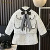 Baby Girl Princess Elegant Clothes Set JacketSkirt 2PCS Toddler Teen Child Clothing Suit Party Birthday Baby Clothes 5-14Y 240329