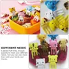 Dinnerware Sets 8 Pcs Toothpick Fruit Fork Plastic Bento Forks Cartoon Dessert Mini Kids Picks Child